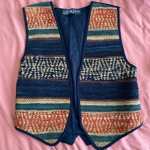 Vintage leather vest